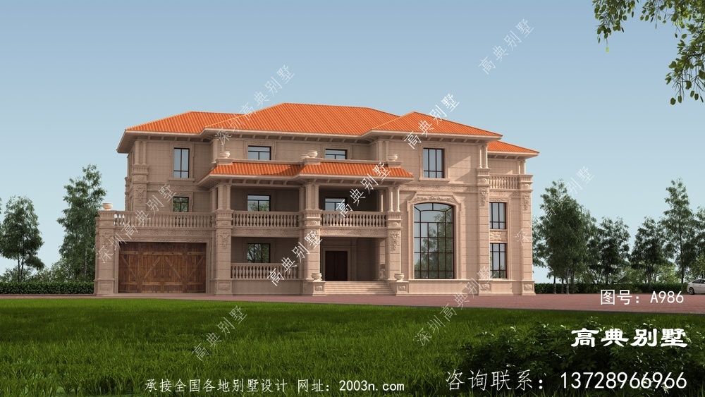 歐式石材大戶型別墅 歐式石材大戶型別墅