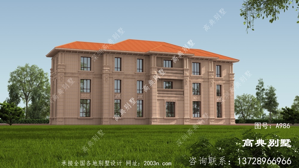 歐式石材大戶型別墅