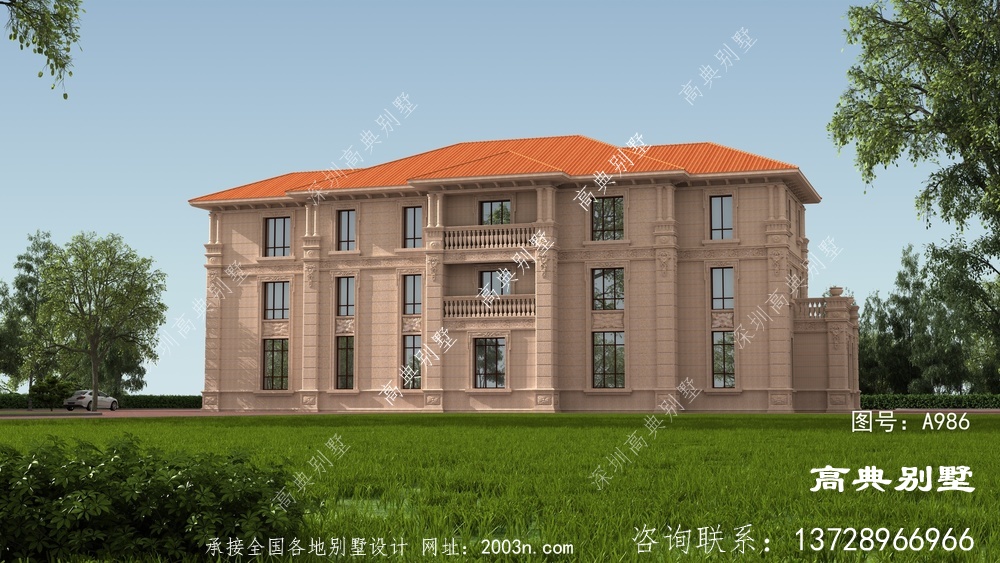 歐式石材大戶型別墅