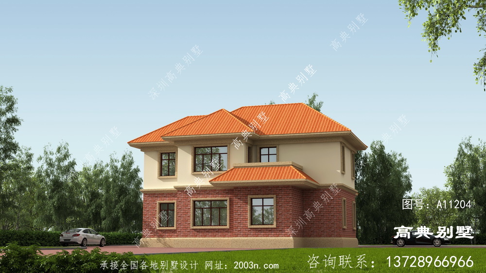 還在為建不起別墅煩惱？歐式兩層別墅，人人都建的起
