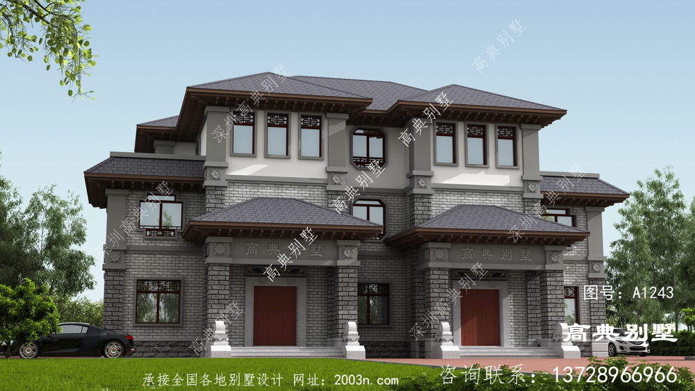 怎么建中式風格雙拼別墅才宏偉壯觀? 怎么建中式風格雙拼別墅才宏偉壯觀?
