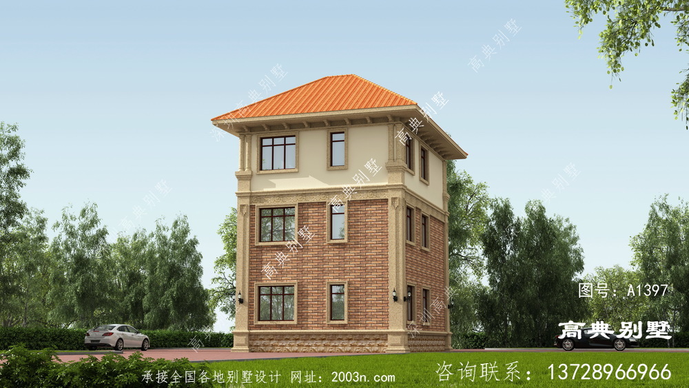 一款經典別墅,外觀和布局都深得人心