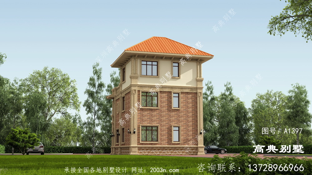 一款經典別墅,外觀和布局都深得人心