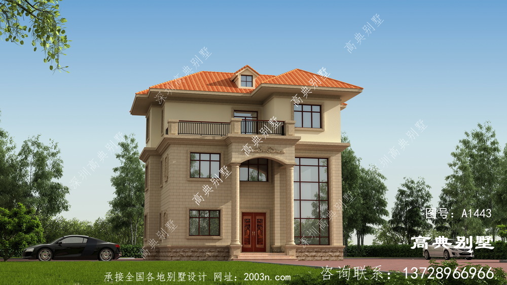 實(shí)用性很強(qiáng)的復(fù)式三層別墅 實(shí)用性很強(qiáng)的復(fù)式三層別墅