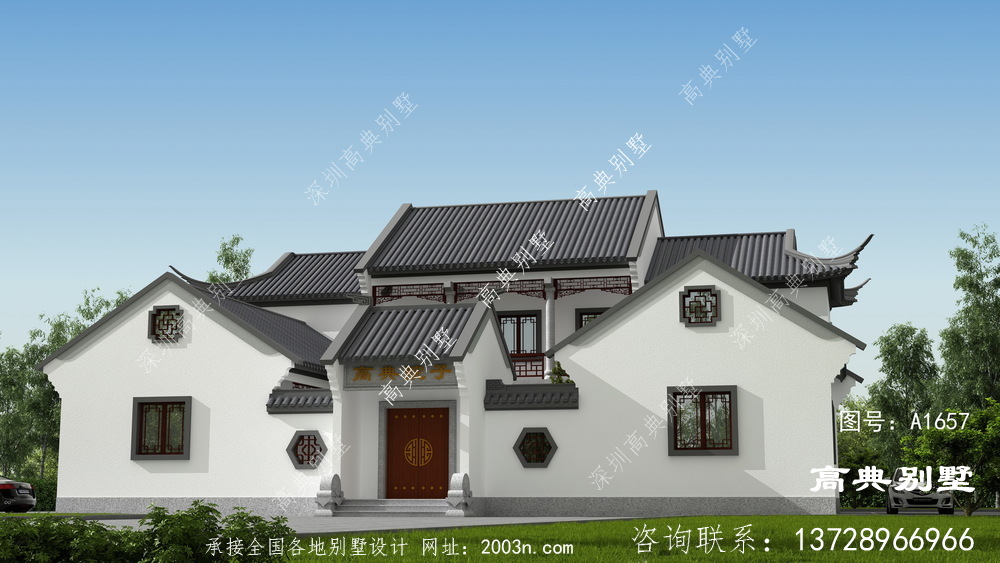 農村自建中式別墅設計圖