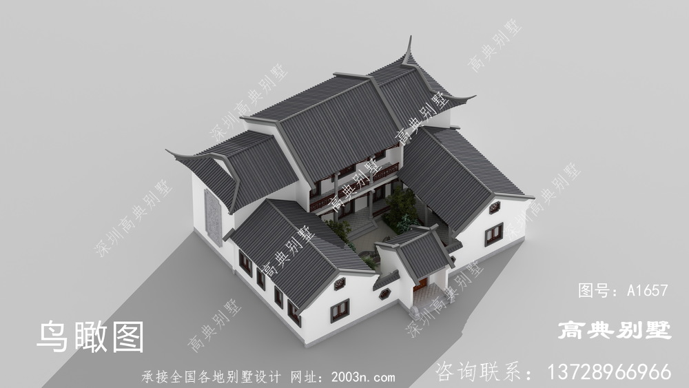 農村自建中式別墅設計圖 農村自建中式別墅設計圖