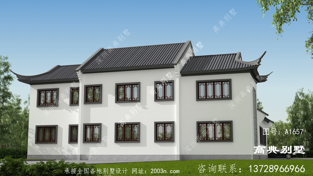 農村自建中式別墅設計圖
