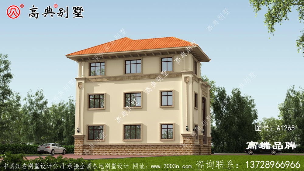 歐式別墅戶型效果圖