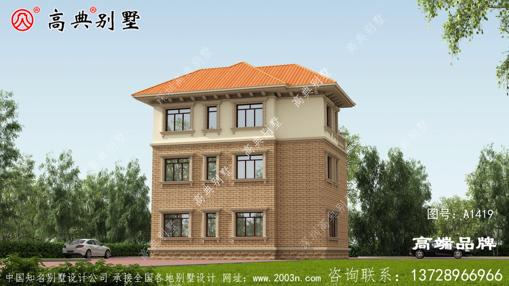 樸素實用的歐式風格農村自建小別墅