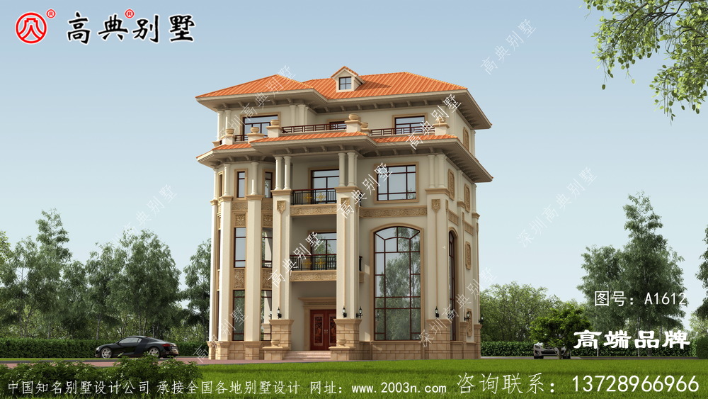 漂亮有型的歐式四層別墅 漂亮有型的歐式四層別墅