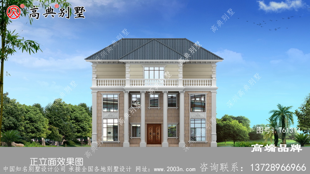 充滿少女心的歐式三層別墅設計圖