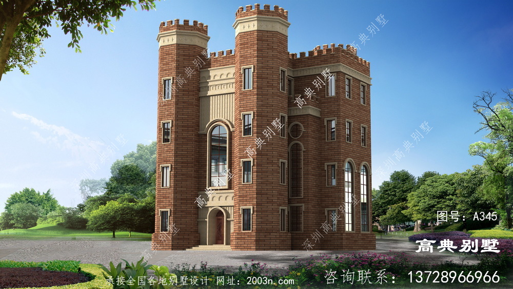 農(nóng)村經(jīng)典五層自建別墅設(shè)計(jì)圖