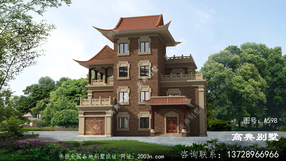 自建四層別墅設計圖紙 自建四層別墅設計圖紙