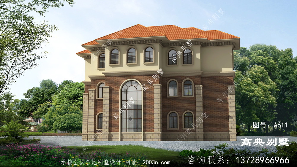 歐式風格三層復式別墅設計大全
