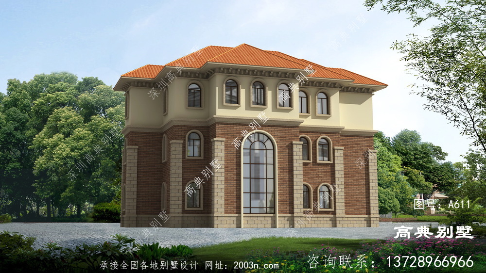 歐式風格三層復式別墅設計大全