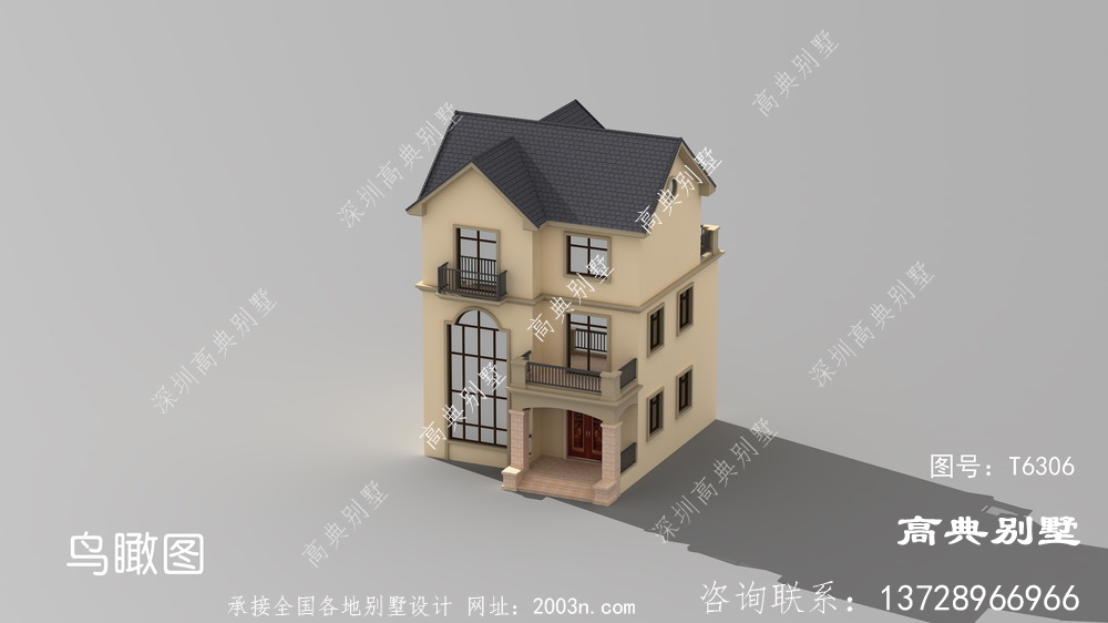 小戶型歐式風格農村別墅設計圖紙