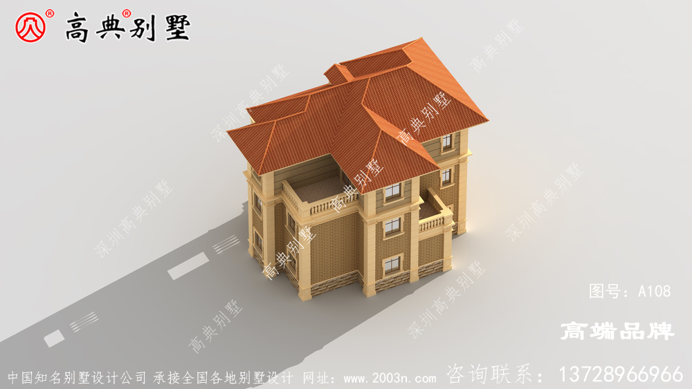 農村建設歐式圖紙設計方案,外觀精巧配車庫