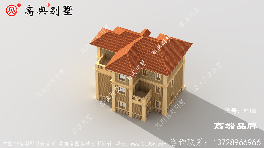 農村建設歐式圖紙設計方案,外觀精巧配車庫