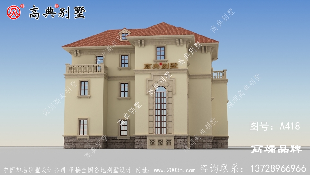 簡單大方的農村歐式風格小別墅