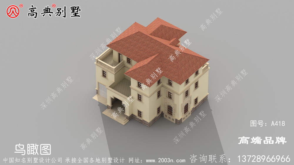簡單大方的農村歐式風格小別墅