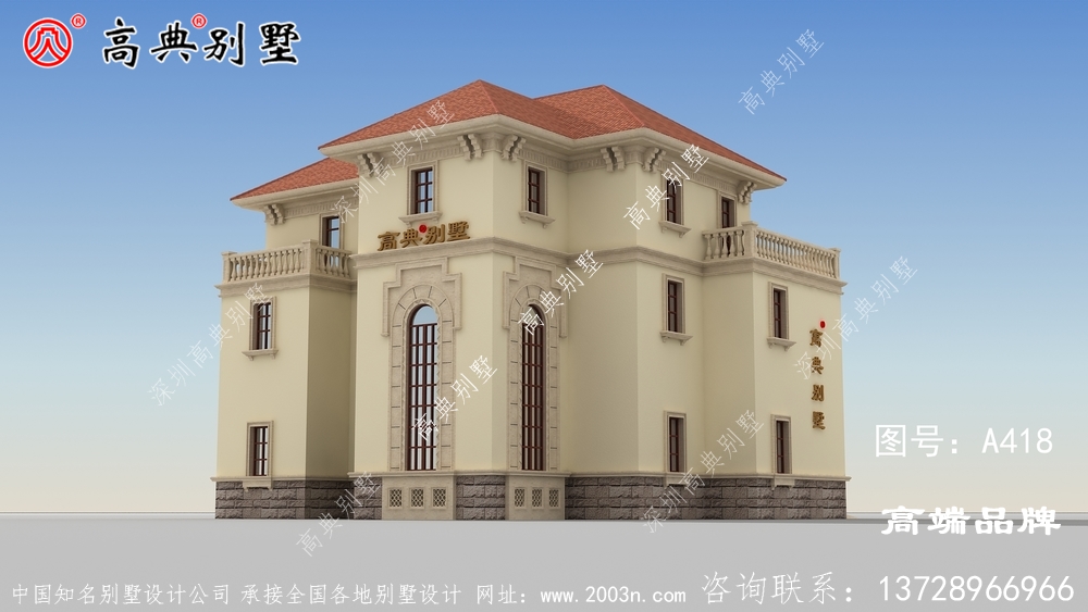 簡單大方的農村歐式風格小別墅