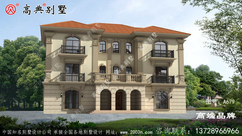 歐式古典農(nóng)村自建別墅