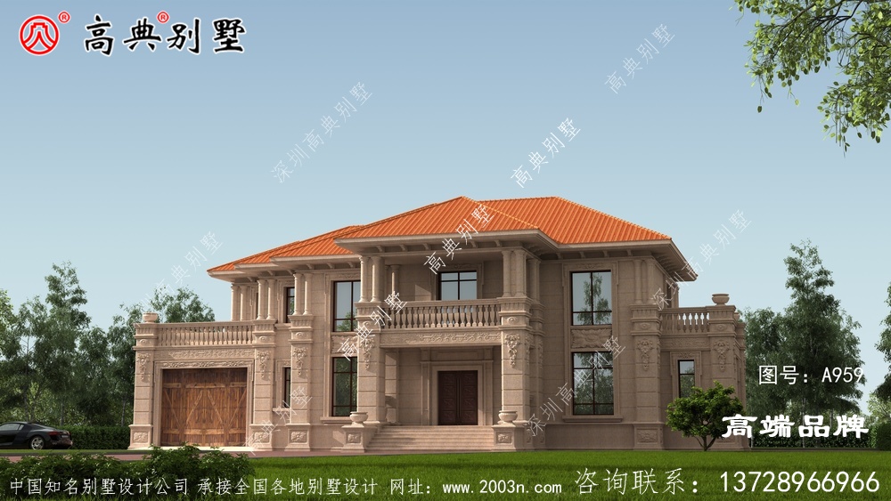 復(fù)式兩層別墅,建歐式石材的奢華大氣 復(fù)式兩層別墅,建歐式石材的奢華大氣