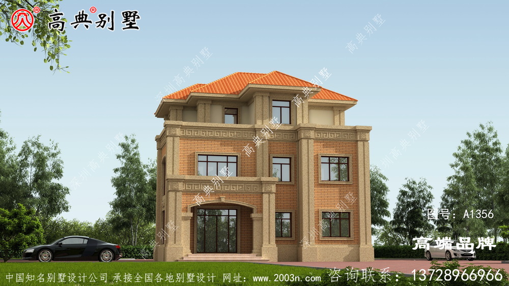 歐式風(fēng)格三層經(jīng)典大方別墅設(shè)計(jì)圖