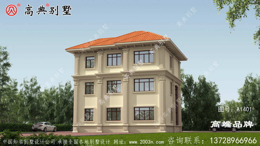 如何建一棟經濟型空間又大的歐式三層別墅呢？
