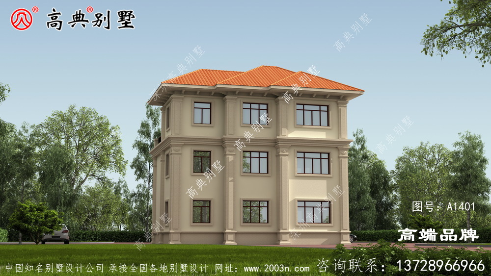 如何建一棟經濟型空間又大的歐式三層別墅呢？