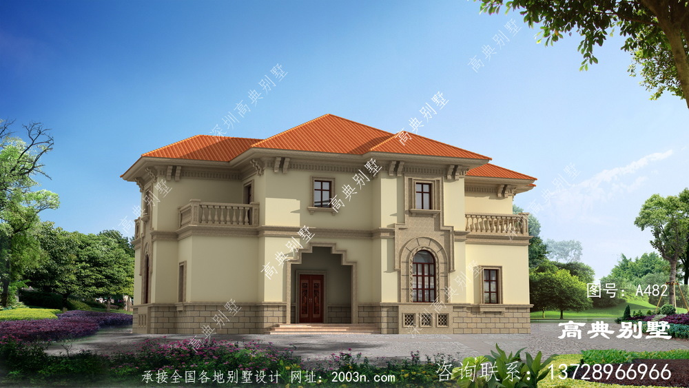 兩層復(fù)式自建住宅全套別墅建筑設(shè)計(jì)圖紙