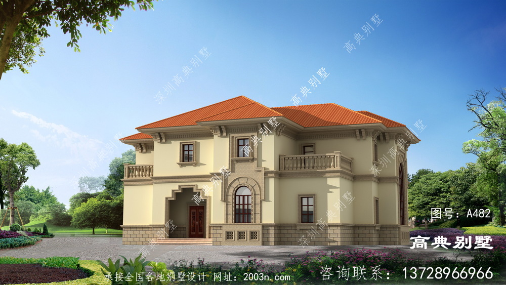 兩層復(fù)式自建住宅全套別墅建筑設(shè)計(jì)圖紙