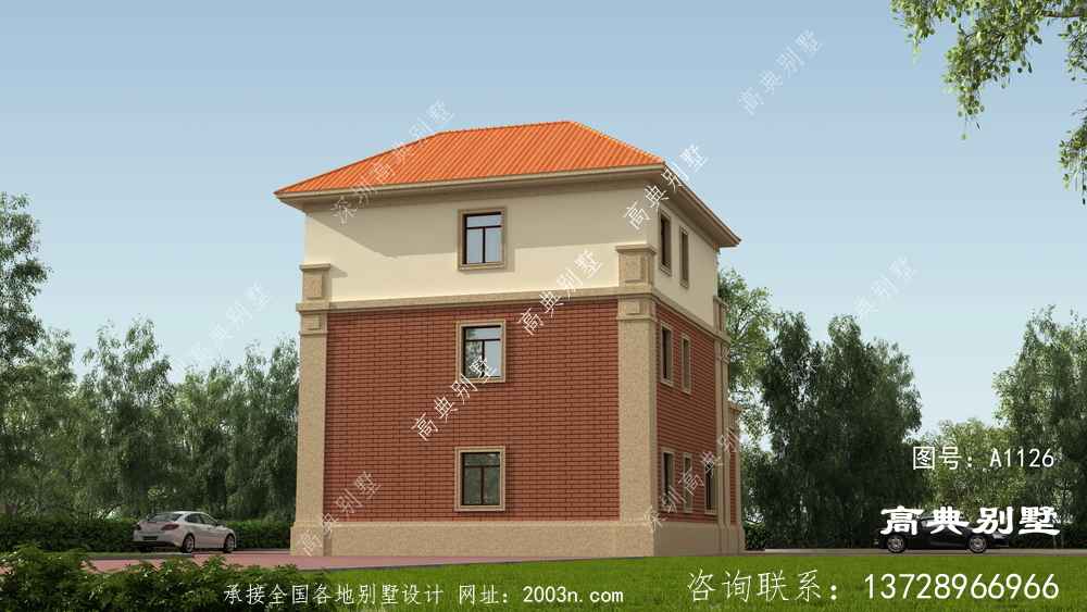 歐式風格別墅設計圖紙
