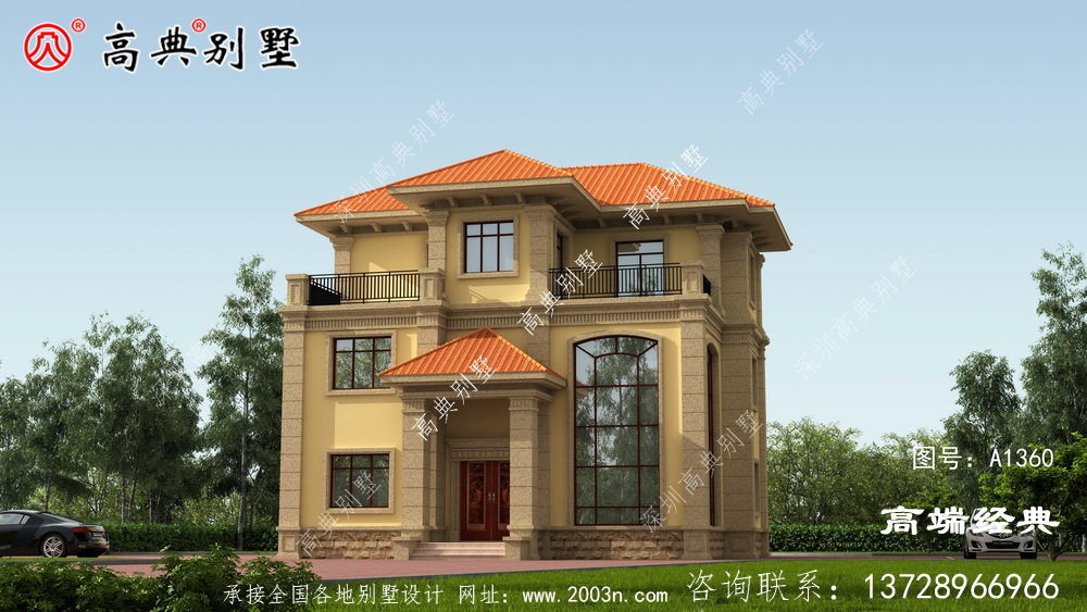 那曲市農村簡單三層自建房效果圖,看過的都說驚艷