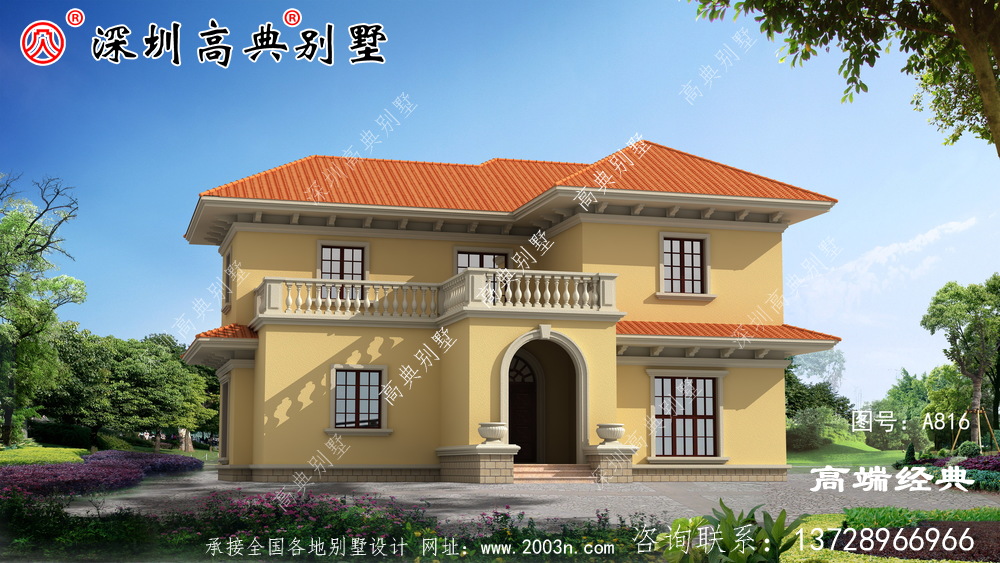 農(nóng)村別墅設(shè)計(jì)圖，建一棟外觀耐看，布局大氣的別墅