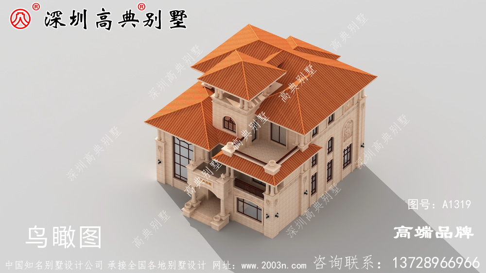 二層 的小別墅 ，很適合 在鄉(xiāng)下自建 帶院子