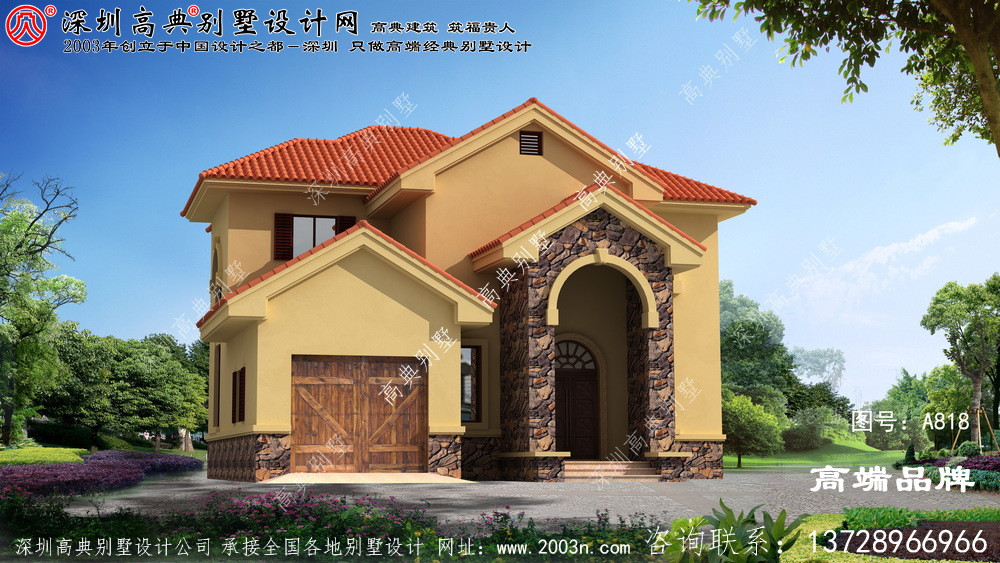 兩層農村自建房圖片，耐看又實用，還擔心建不出好房子嗎