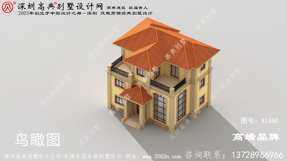 門面12.8米X深度12米農村自建房平面圖，保證讓你眼前一亮