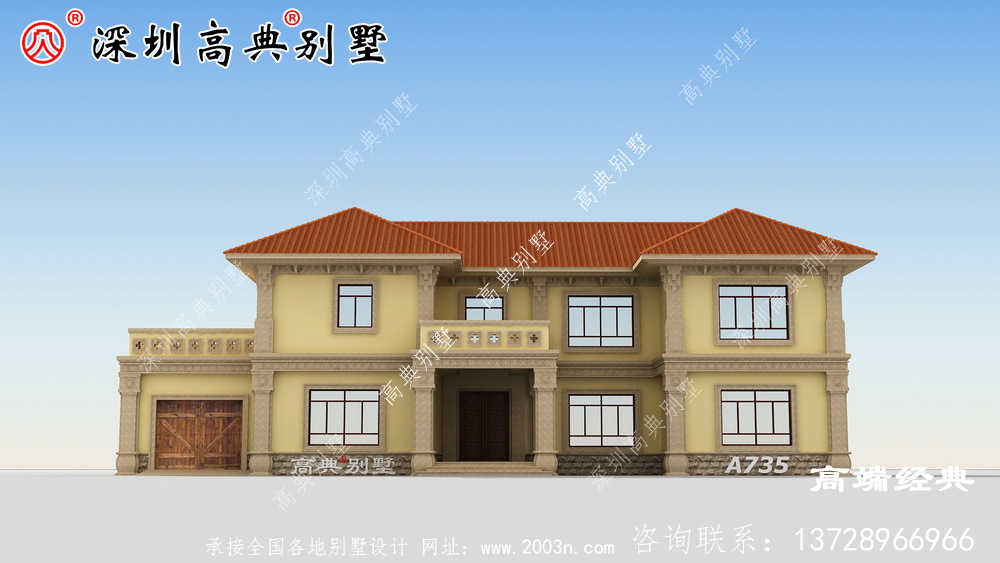 廣東農(nóng)村自營住宅圖，簡單大氣，想低調(diào)都不行。