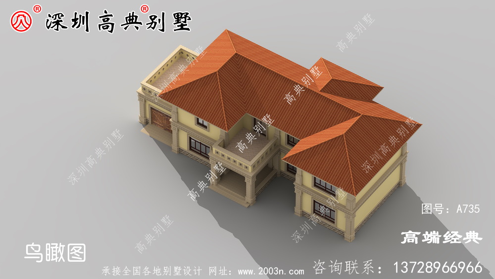 廣東農(nóng)村自營住宅圖，簡單大氣，想低調(diào)都不行。