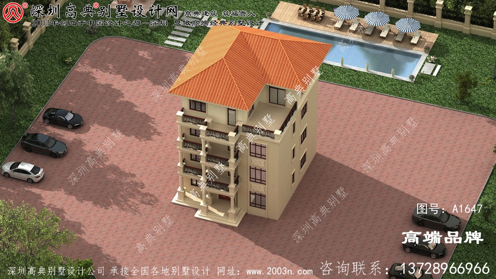 四層歐式別墅設計，建好你就是村里的土豪