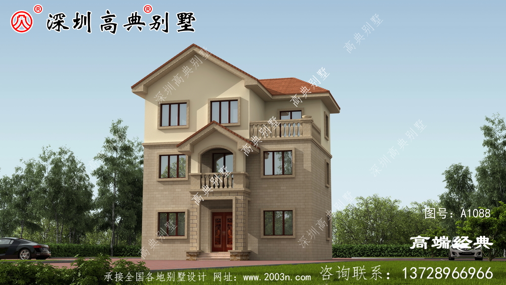 97平自建房設計圖紙,農村自建房推薦,喜歡就收藏吧