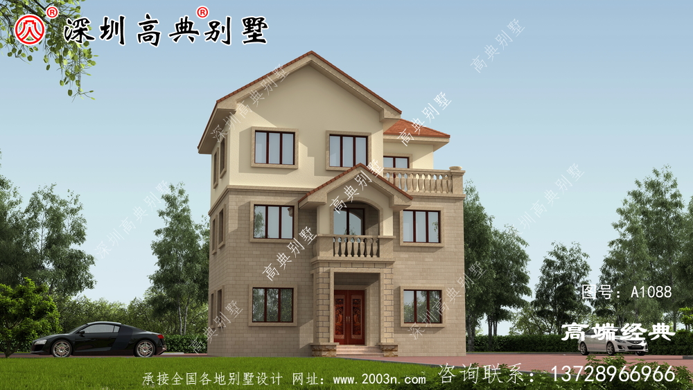 97平自建房設計圖紙,農村自建房推薦,喜歡就收藏吧