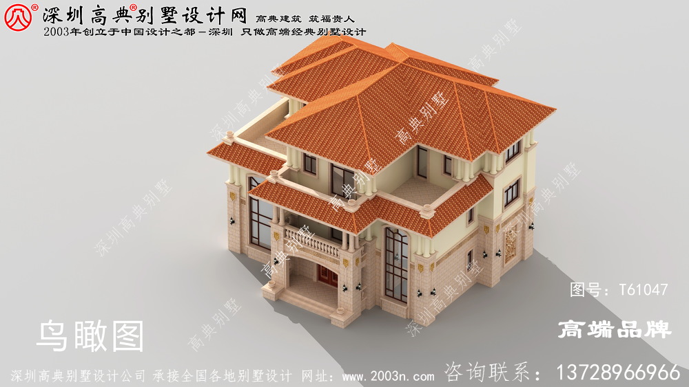 門面16.3米X深度15.6米歐式農(nóng)村自建房設(shè)計圖，布局好實在