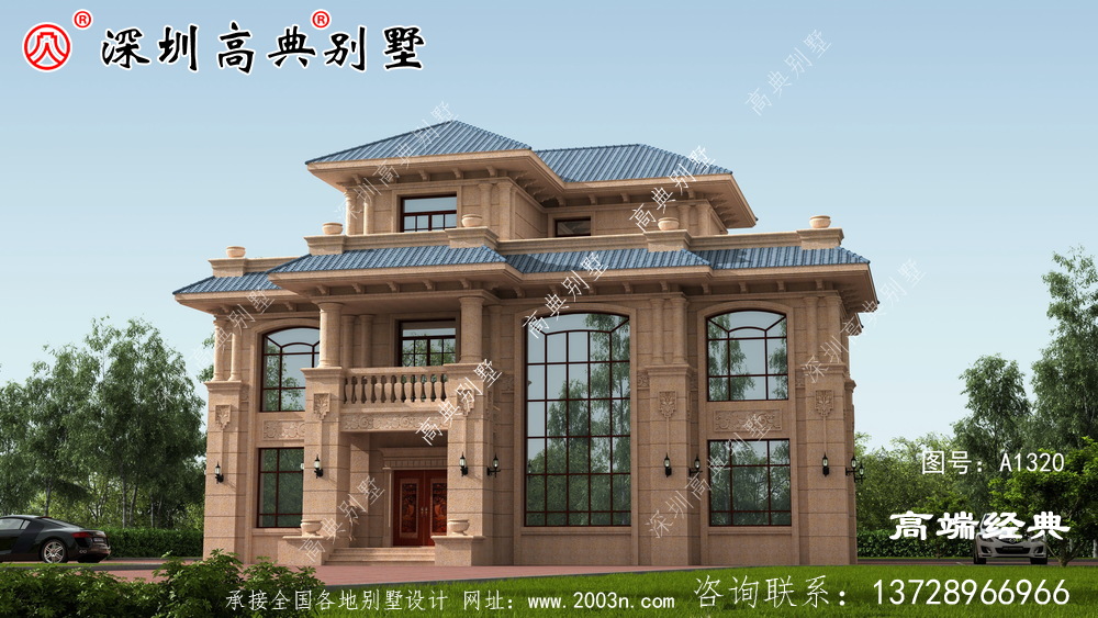 最漂亮的農村三層樓,美麗宜居,效果驚人。