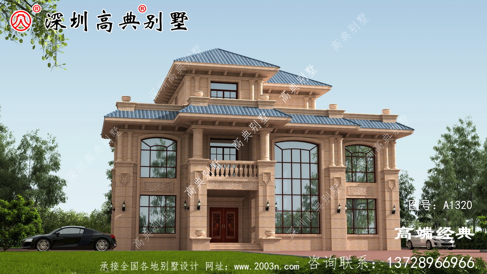 最漂亮的農村三層樓,美麗宜居,效果驚人。