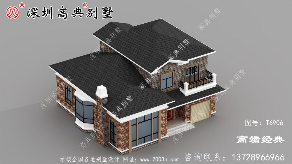 鄉(xiāng)村二層樓簡約大氣效果圖,鄉(xiāng)村建房首選,你心動(dòng)了嘛。