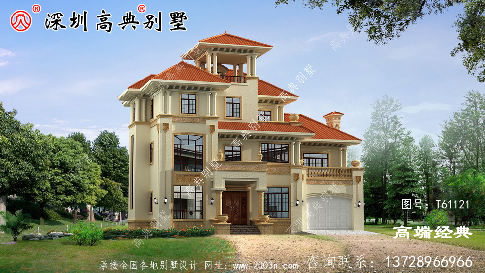 新的四層自建房外觀圖,不但外觀好看,室內布局更是無話可說。