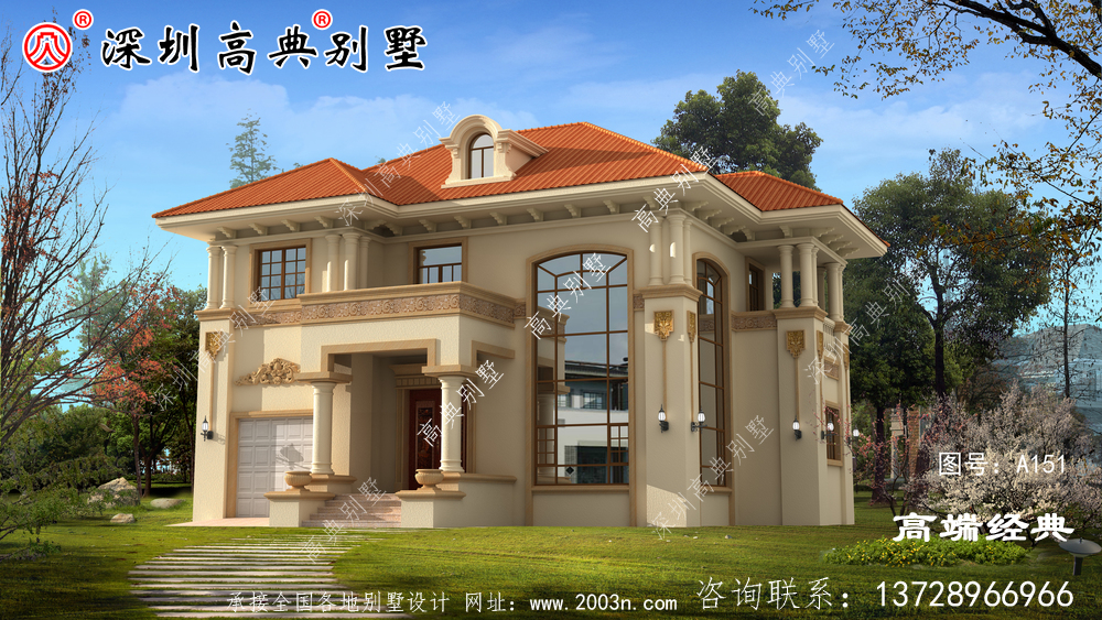 農(nóng)村自建房二層別墅設(shè)計(jì)圖