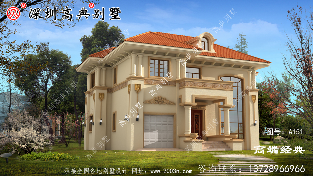 農(nóng)村自建房二層別墅設(shè)計(jì)圖